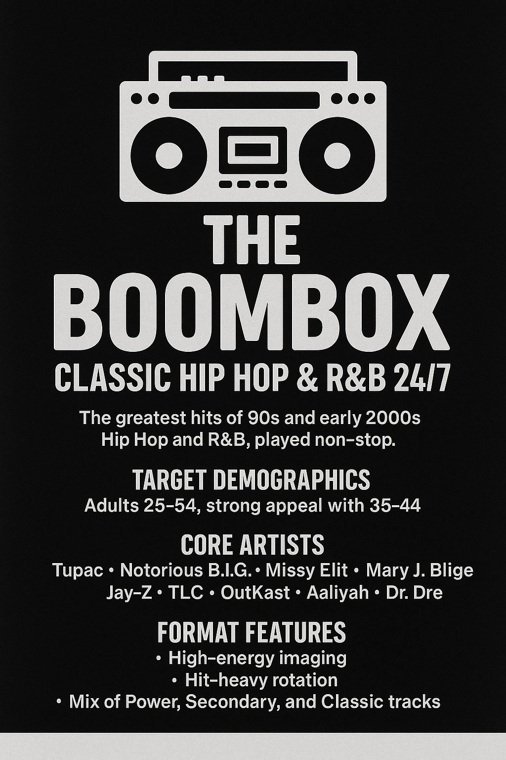 The Boombox 24/7 Radio